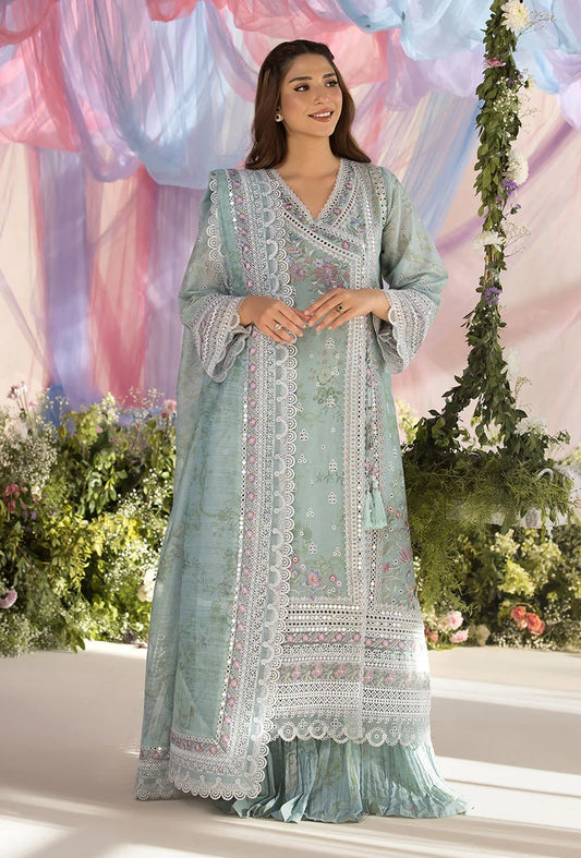 Sobia Nazir - 13A - Luxury Lawn Embroidered 3 Piece Unstitched