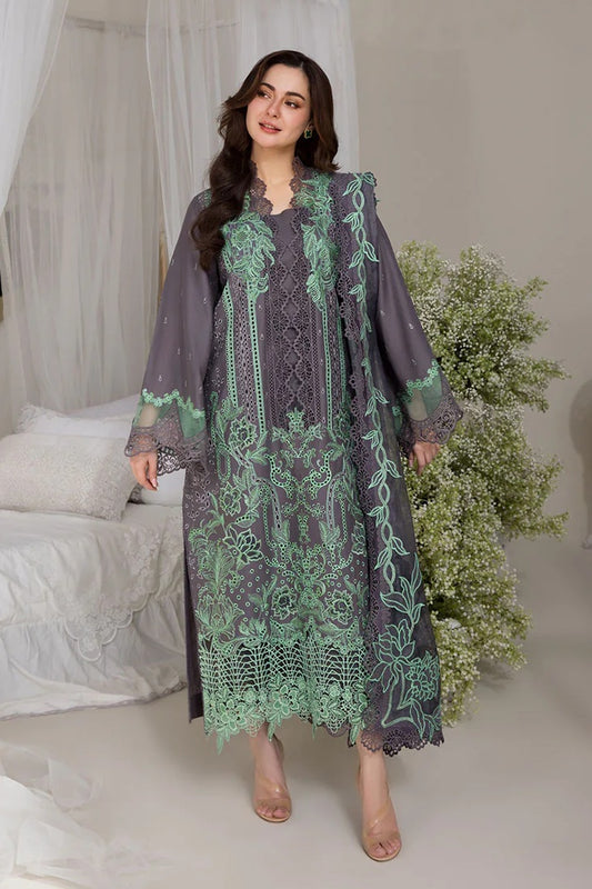 Sobia Nazir - 3B - Luxury Lawn Embroidered 3 Piece Unstitched