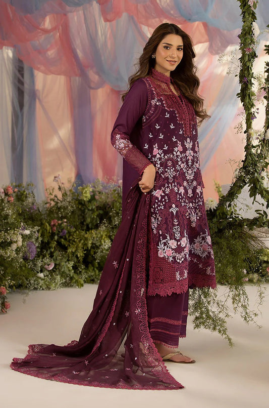 Sobia Nazir - Luxury Lawn Embroidered 3 Piece Unstitched - 6A