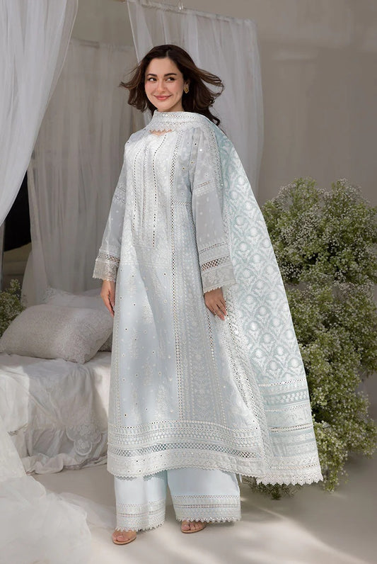 Sobia Nazir 7 A - Luxury Lawn Embroidered Unstitched 3 Piece