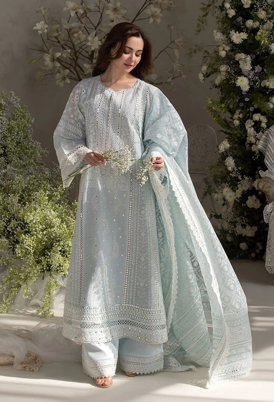 Sobia Nazir 7 A - Luxury Lawn Embroidered Unstitched 3 Piece