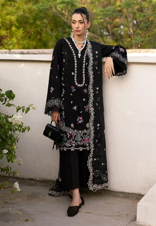 Republic Womenswear - Luxury Embroidered Unstitched 3 Piece - M - 152