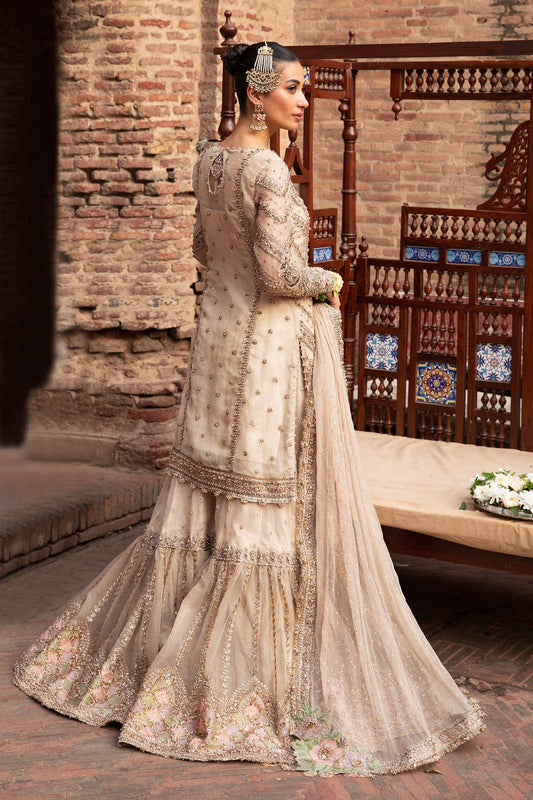 Maria B MC-1008 Ishtar Luxury Organza Embroidered 3Pc Unstitched Suit PA-270