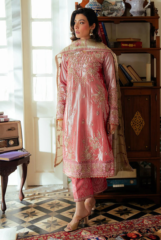 Mushq Meher - Luxury Sheesha Silk Embroidered Unstitched 3 Piece