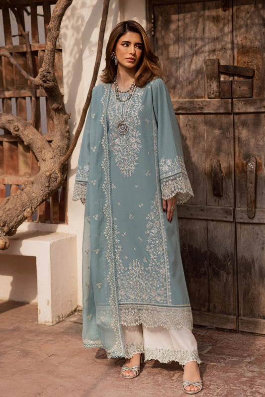 Batik - Naisha - Luxury Lawn Embroidered Unstitched 3 Piece