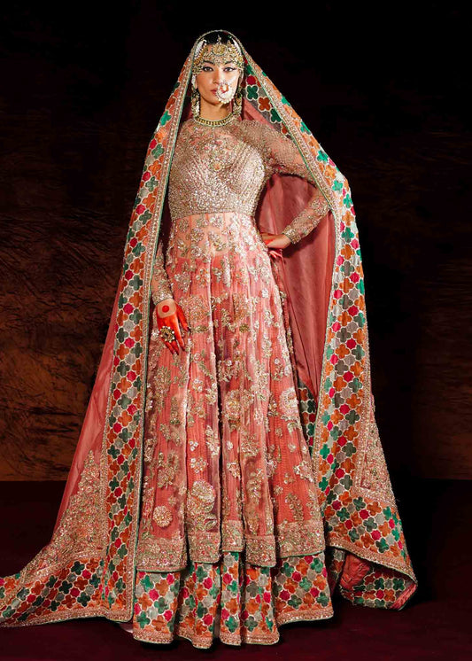 Hussain Rehar Saaz Luxury Net Embroidered 3Pc Unstitched Suit PA-223