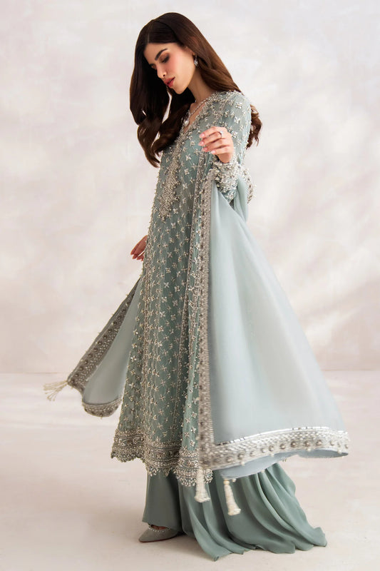 Elan Wedding Festive Luxury Pure Chiffon Hand Made Unstitched Collection CÉLESTINE