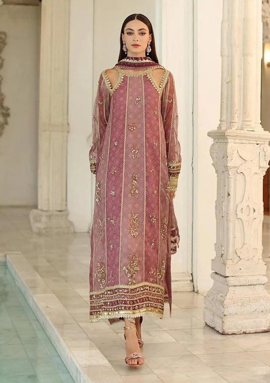 Noor By Saadia Asad-Cotton Net Embroidered Unstitched 3PC Suit