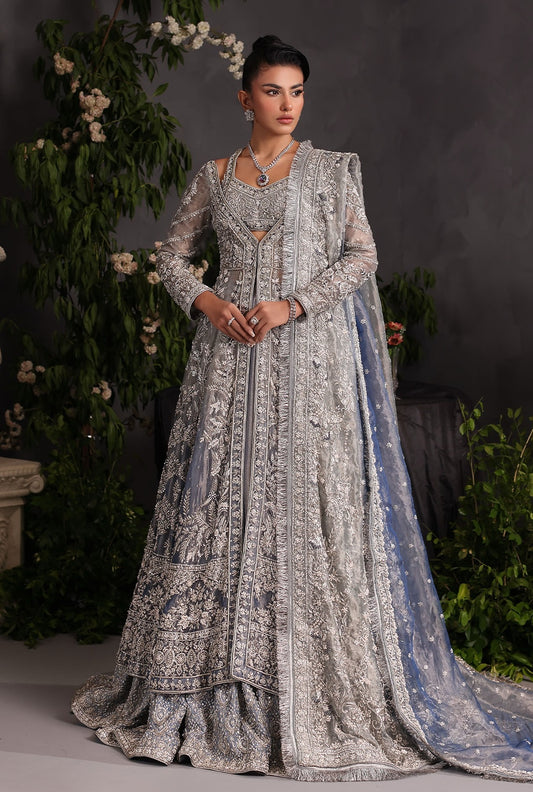 Ahmed Sultan - Velleza - Luxury Organza Embroidered Unstitched 3 Piece