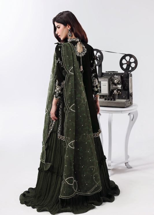Sardinia - Dream Luxury Velvet Embroidered 3Pc Unstitched Suit PA-284