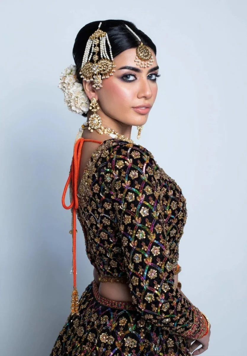 Fahad Hussayn Luxury Raw Silk Embroidered 3 Piece Unstitched Naushayz - 3 Pieces Raw Silk - Zainabjees
