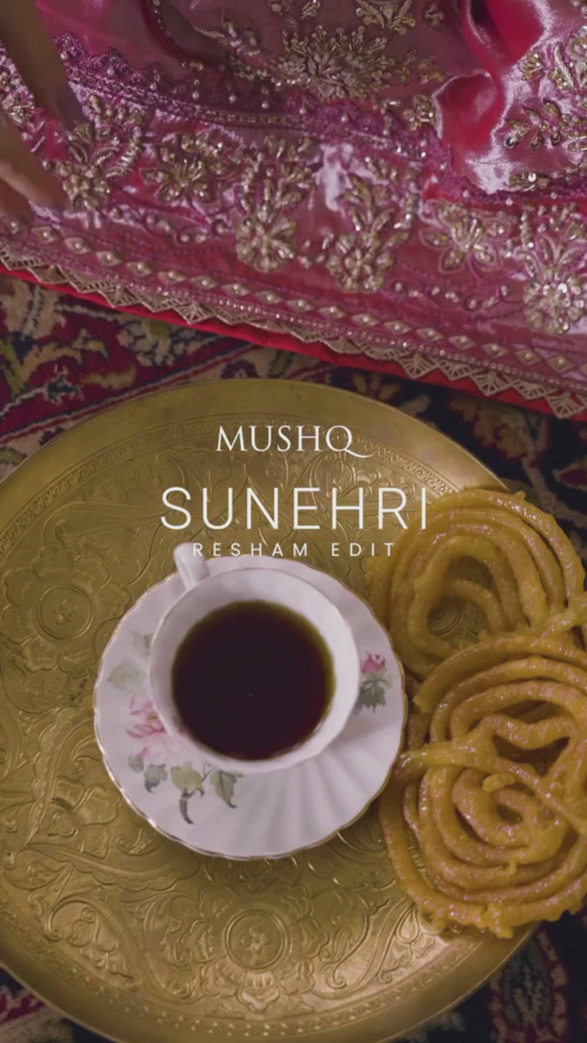 Mushq Meher - Luxury Sheesha Silk Embroidered Unstitched 3 Piece