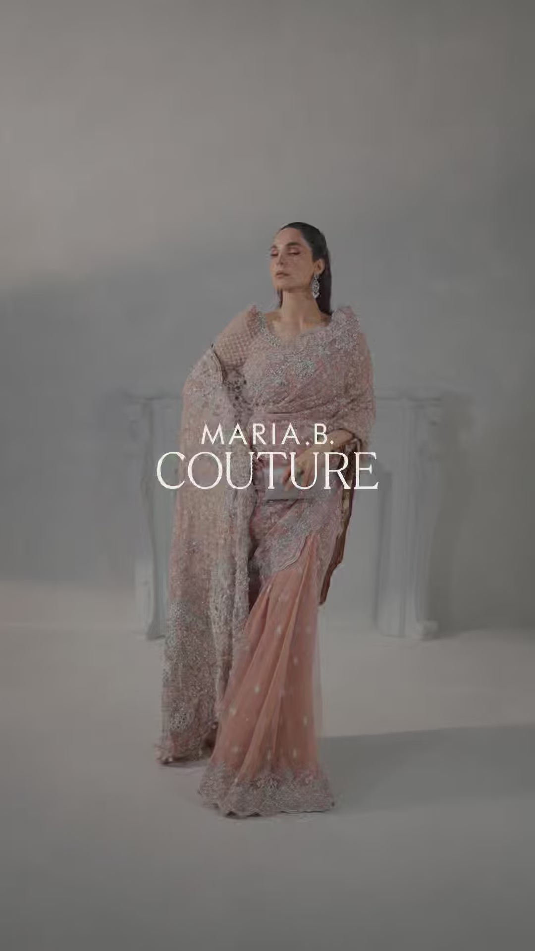 Maria.B Net Embroidered 3 Piece Unstitched - Solana MC-1011-A
