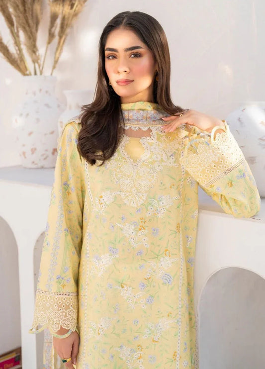 Shezlin by Aabyaan Embroidered Chikankari Unstitched 3 Piece ABY24S AR - 03 Soha - Summer Collection - 3 Pieces Lawn - Zainabjees