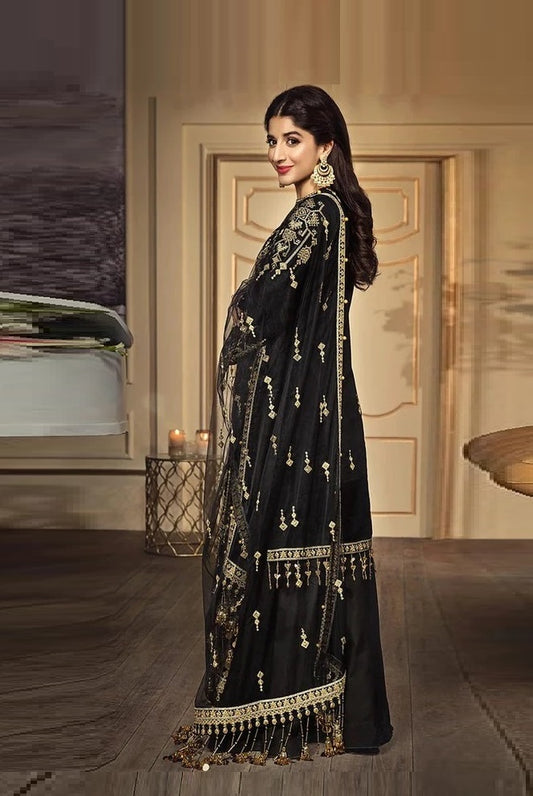 Anaya By Kiran Chaudhry Luxury Embroidered Lawn 3Pc Unstitched Suit