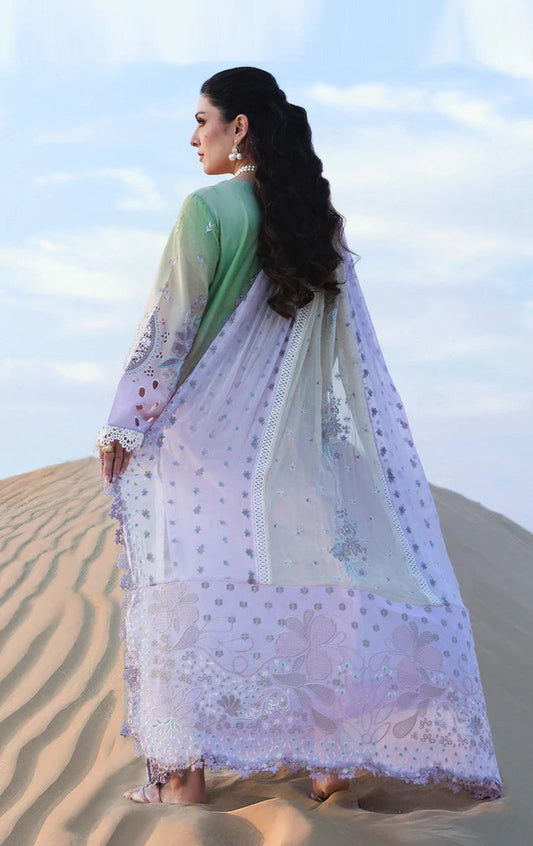 Nureh Luxury Embroidered Lawn 3PC Unstitched Suit Emelfie NE-228