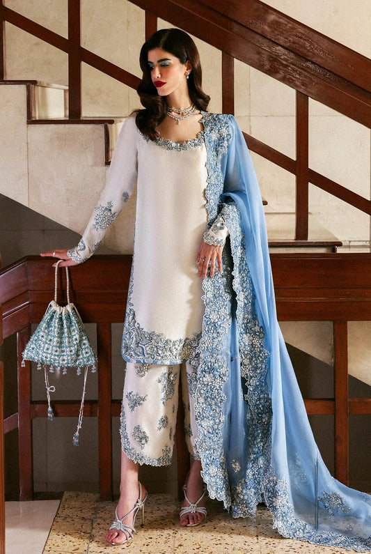 Hussain Rehar - Virelle - Lawn Embroidered Unstitched 3 Piece
