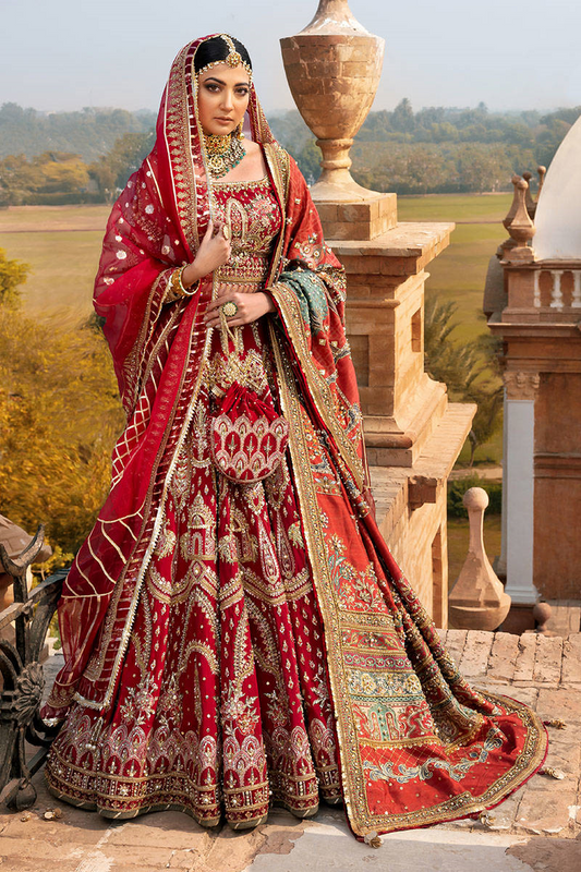 Mohsin Naveed Ranjha Raw Silk Luxury Embroidered Unstitched 3 Piece Nigarbano MNR.