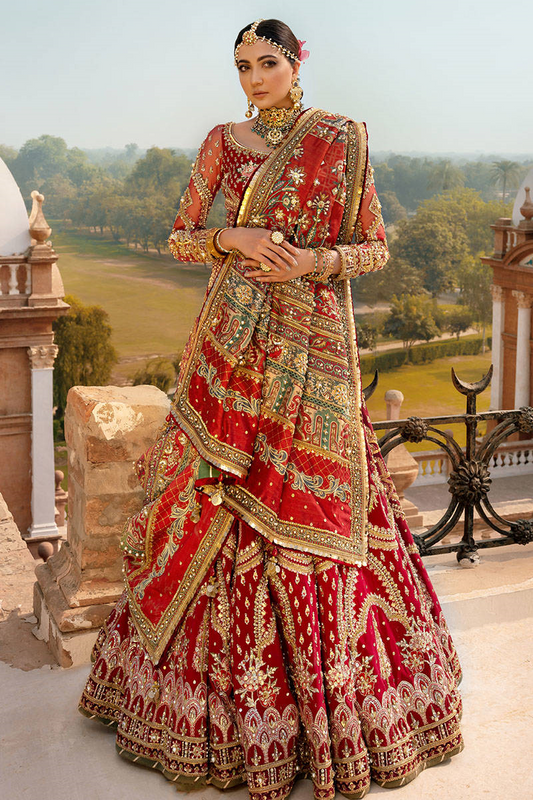 Mohsin Naveed Ranjha Raw Silk Luxury Embroidered Unstitched 3 Piece Nigarbano MNR.