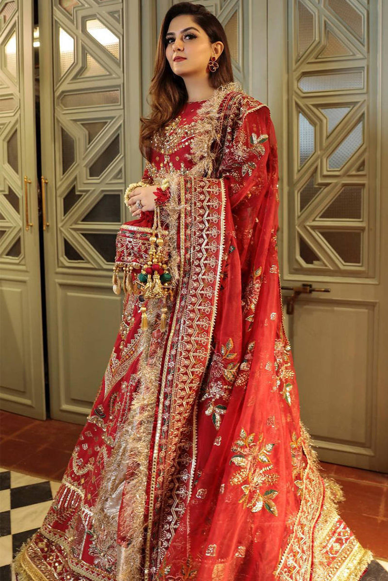 Zarlish by Mohsin Naveed Ranjha Embroidered Net Suits Unstitched 3 Piece MNR SHEEMA  Festive Collection
