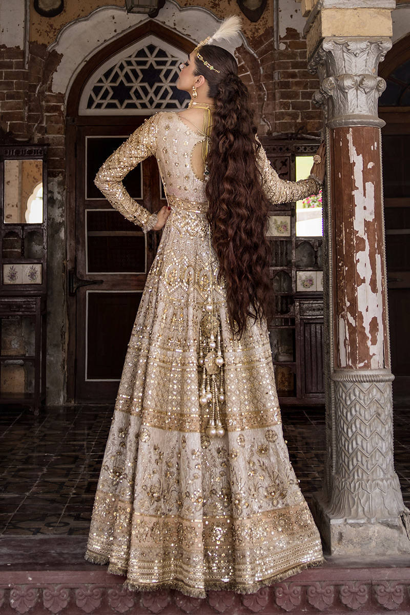 Zarlish by Mohsin Naveed Ranjha Embroidered Unstitched 3 Piece ZWU-32 Moti - Festive Collection