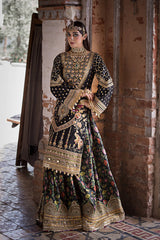 Zarlish by Mohsin Naveed Ranjha Embroidered Suits Unstitched 3 Piece MNR 24 Koyal Raw Silk