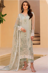 Mushq ENRICA Luxury Festive Organza Collection 3 Pieces Unstitched ENRICA ESP23-07