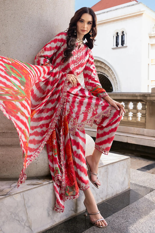 Charizma Exquisite Embroidered Lawn 3 Piece Unstitched Collection AG5-03