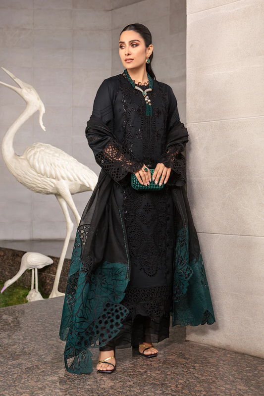 Rang Rasiya Premium Embroidered Lawn 3Pc Unstitched Suit D-06 ZOYA
