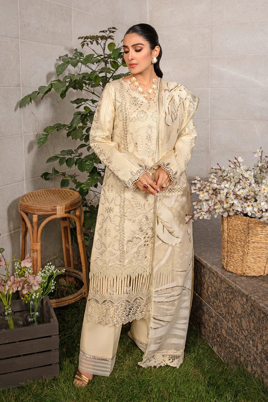 Rang Rasiya Luxury Lawn Embroidered Unstitched 3 Piece – Haya