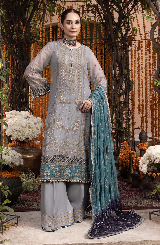 Adan Libas Luxury Chiffon Embroidered Collection RANG-E-MEHFIL 005