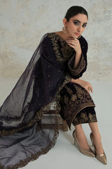 Baroque Luxury Velvet Collection 3 Pc Unstitch UF-239 Luxury Collection