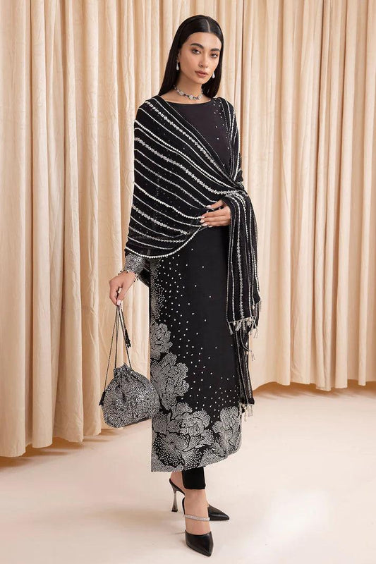 Jazmin Luxury Formals Unstitched Collection Embroidered Raw Silk UR-7001