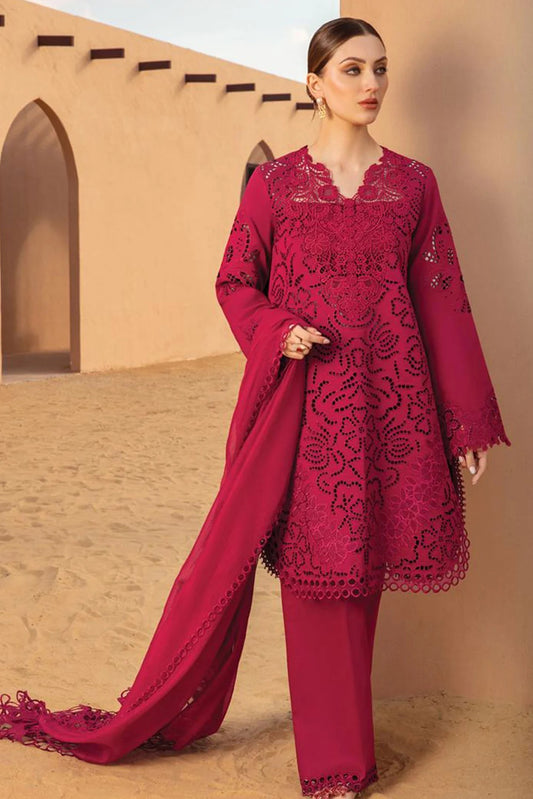 Rang Rasiya - Luxury Lawn Embroidered 3 Piece Unstitched - Rameen