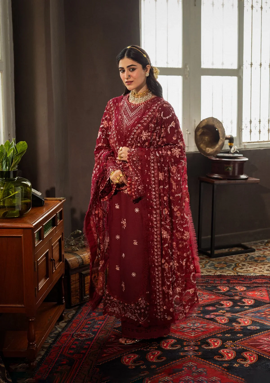 Kahf Premium Embroidered Unstitched Lawn Collection Roselith