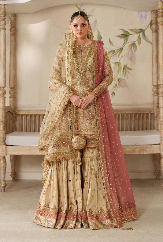 Baroque - Luxury Mysoory Embroidered Unstitched 3 Piece - CH14-02