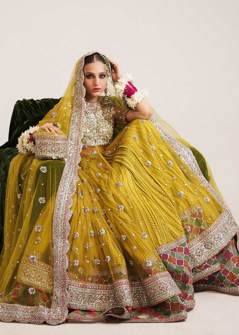 Hussain Rehar Wedding Festive Unstitched 3 Pieces MOORE Mayon Collection