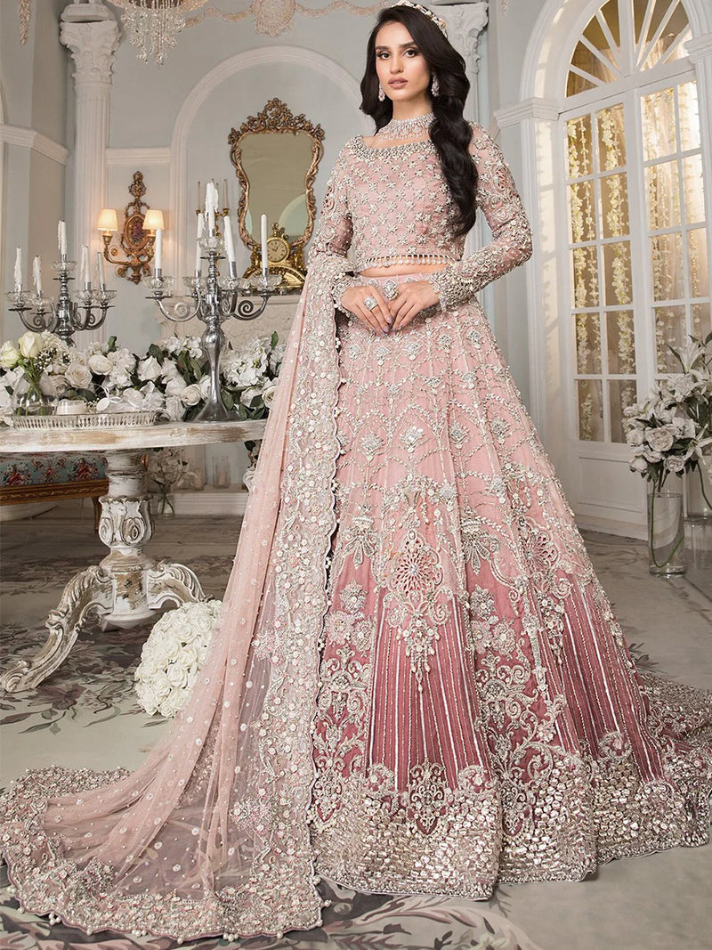 Maria.B Mbroidered “Estelle” Bridal Couture 3 Pieces Unstitched EX-140