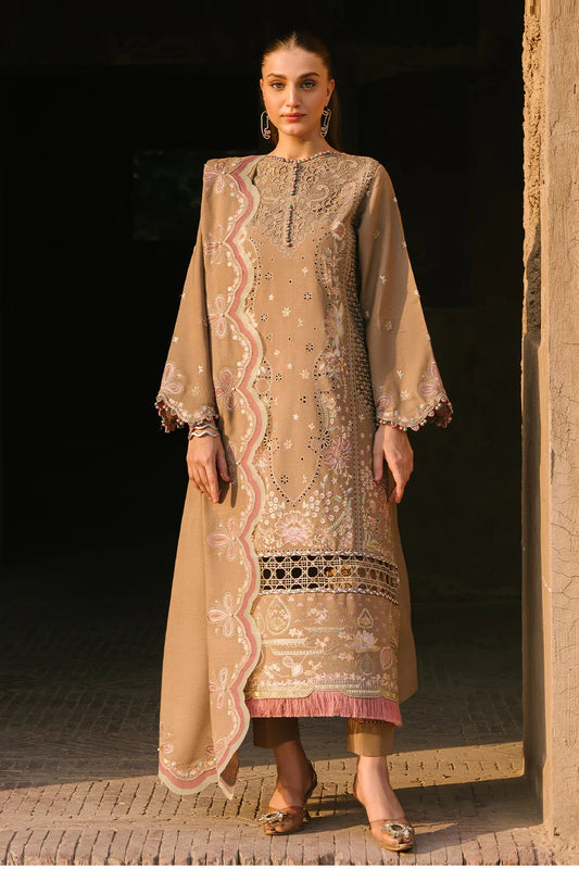 Bin Ilyas - Luxury Lawn Embroidered 3 Piece Unstitched - 154 A