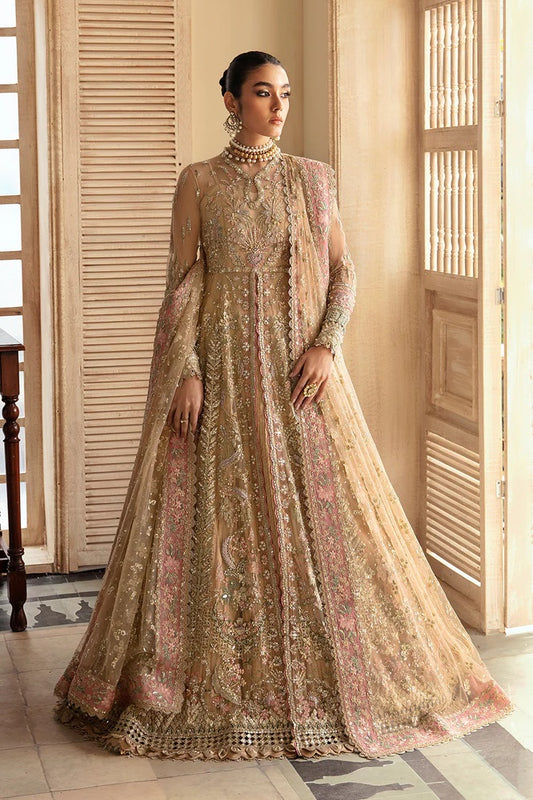 Soraya Luxury Net Embroidered Unstitched 3 Piece - Irina