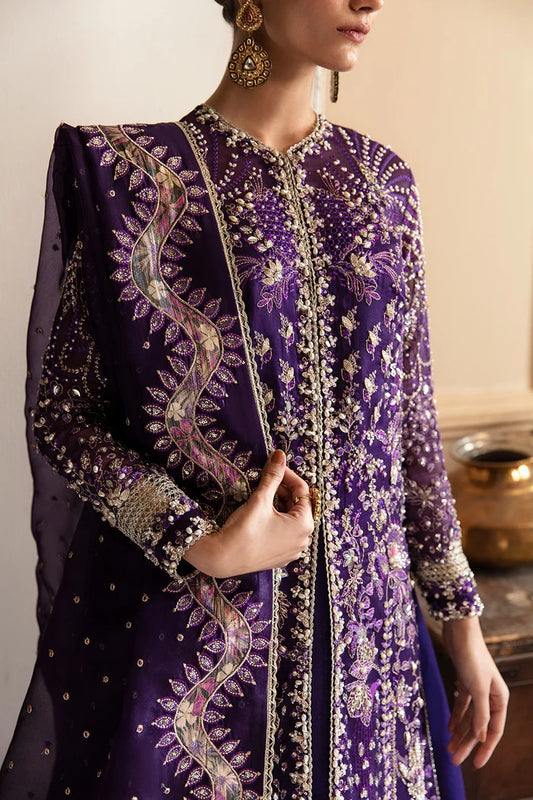 Soraya Luxury Organza Embroidered Unstitched 3 Piece - Maysa