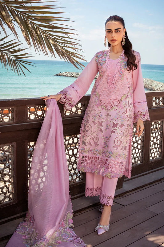 Rang Rasiya Elegant Lawn Embroidered 3 Piece Unstitched Suit Natalia