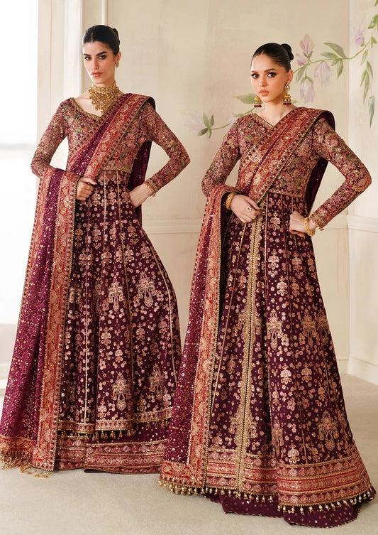 Baroque CH14-05 Luxury Chiffon Embroidered Unstitched 3Pc Suit PA-228