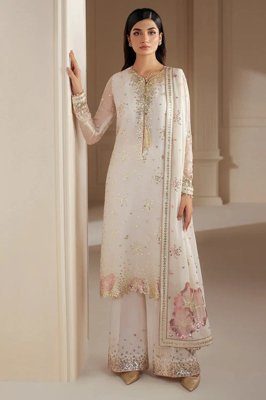 Jazmin Chiffon Embroidered Unstitched 3 Piece Uc-3069