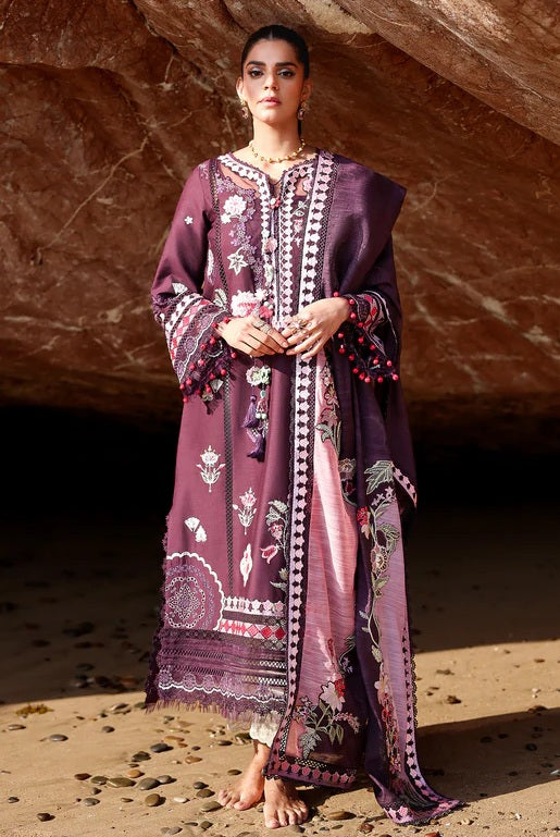 Saira Shakira - NOOR-2-A - Lawn Embroidered Unstitched 3 Piece