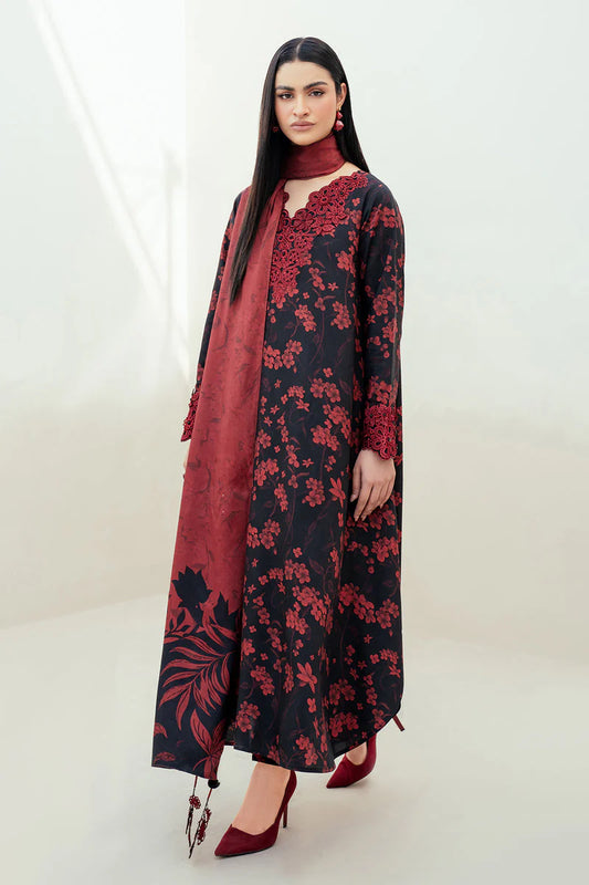 Baroque Luxury Lawn Embroidered 3 Pc Unstitched Collection UF-4010