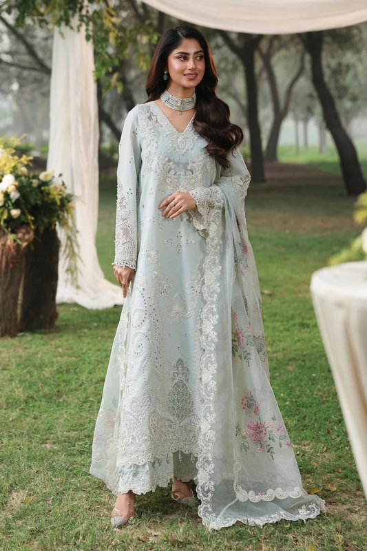 Sardinia Tales of Petals Luxury Lawn Collection OCEAN WAVES 01 Unstitched