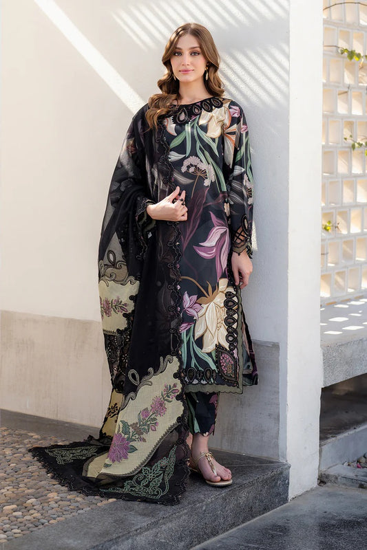 Baroque Luxury Lawn Embroidered 3 Piece Unstitched SF-4090