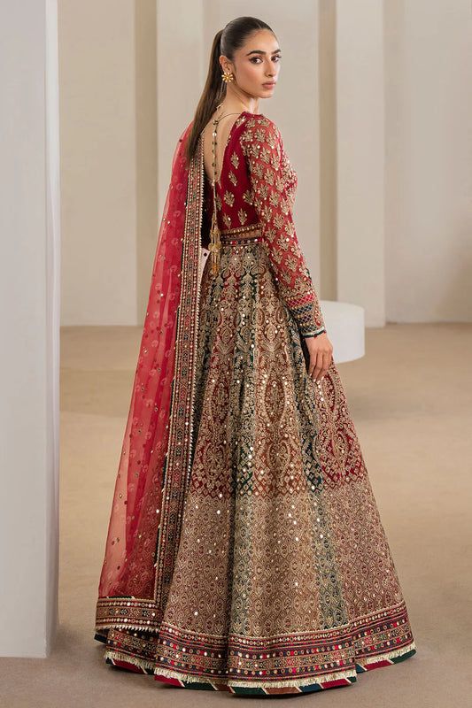 Jazmin Luxury Hand Emblishment & Embroidered Chiffon Suit WF-02