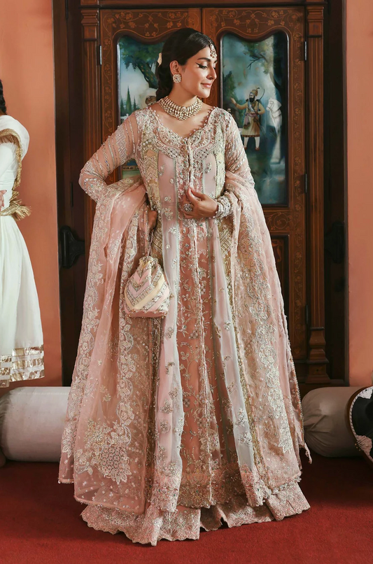 Kanwal Malik Mahi Luxury Organza Hand Work & Embroidered Unstitched Suit MEHAR